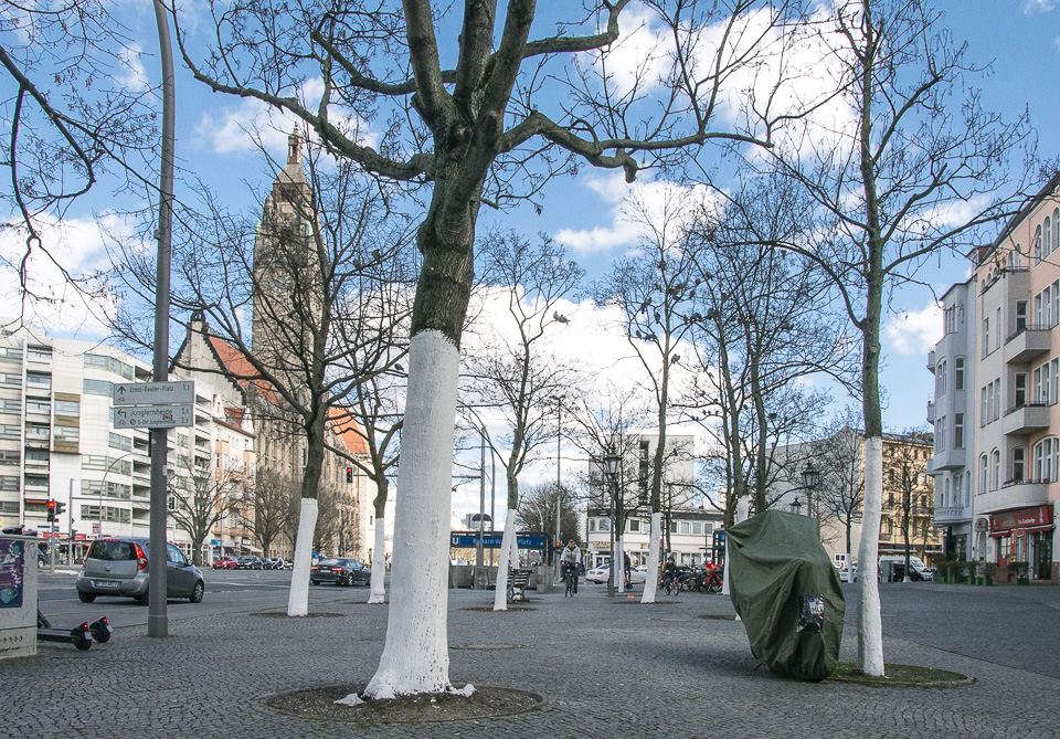 Richard-Wagner-Platz, April 2021 | Einer der kältesten Aprilmonate seit 1980. | 